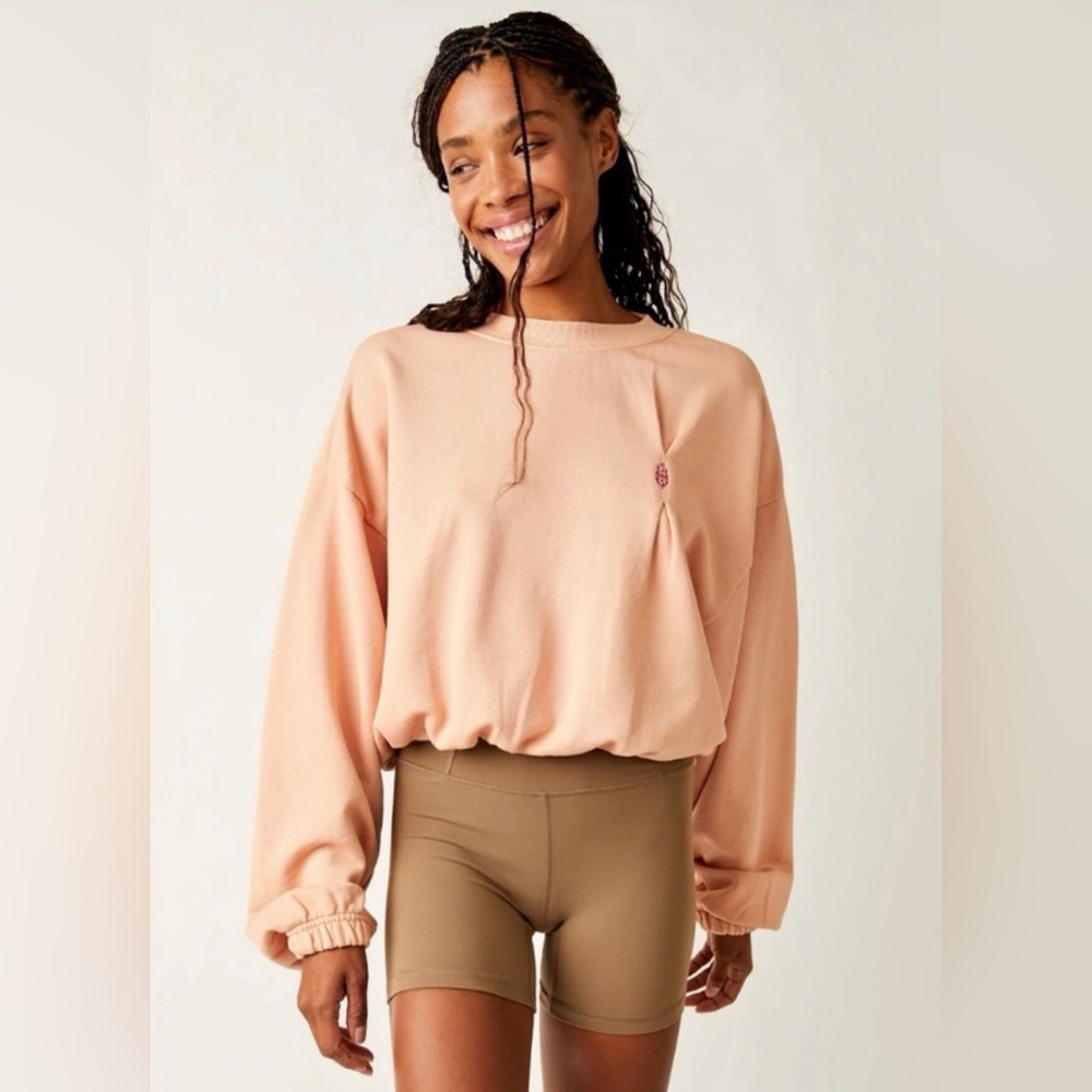 NWOT FP Movement Start to Finish Bubble Sweatshirt